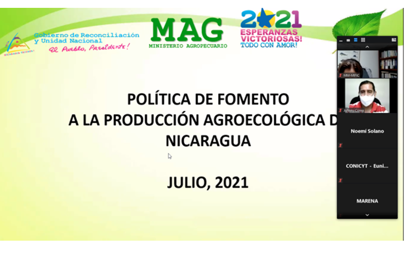 Ministerio Agropecuario presenta política Agroecológica de Nicaragua