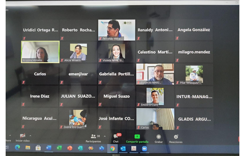 Inpesca en webinario sobre estrategia regional para crecimiento azul