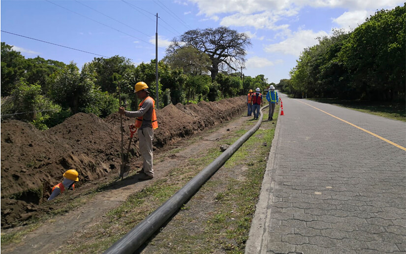 Avanzan obras de agua potable en Isla de Ometepe