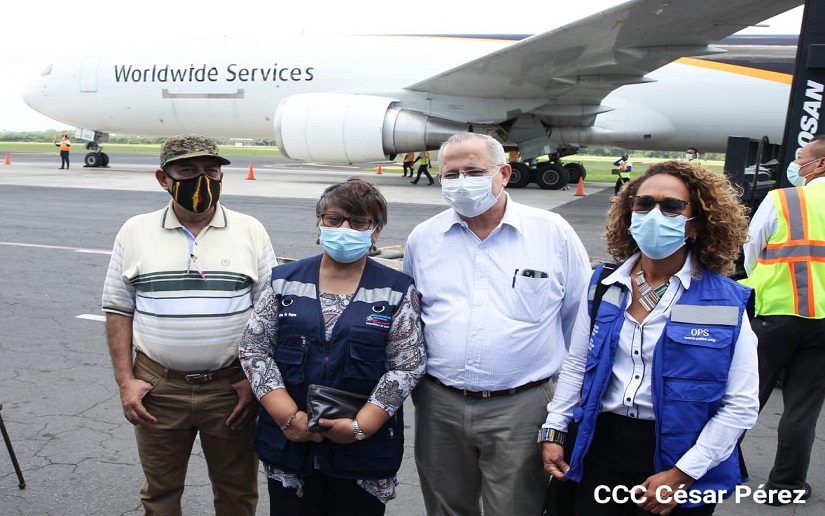 Nicaragua recibe primer lote de vacunas AstraZeneca a través de mecanismo Covax