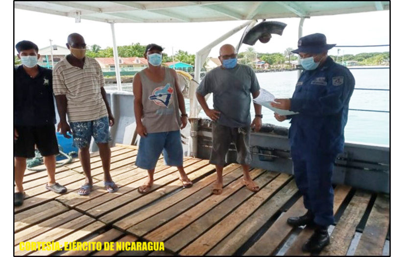 Brindan seguridad, protección e inspección a flota pesquera