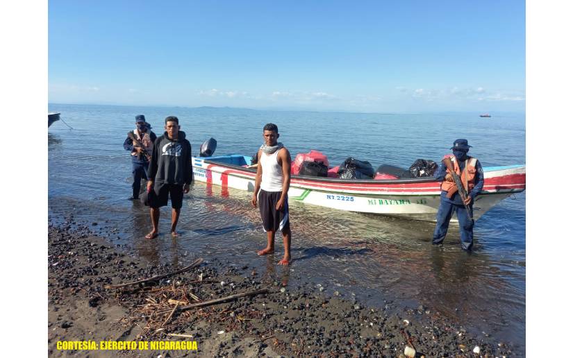 Ejército de Nicaragua retiene embarcación en el Golfo de Fonseca