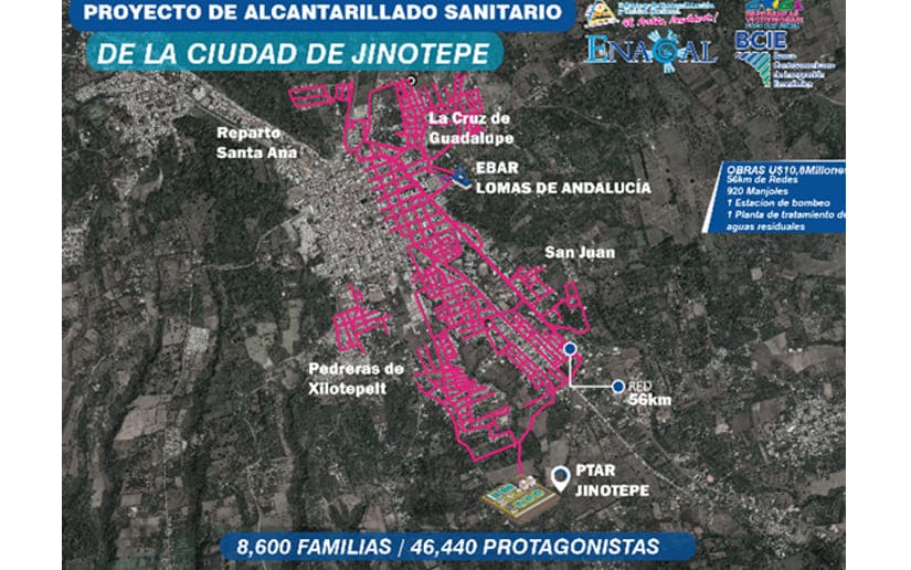 Entrega de sitio para el inicio de obras de saneamiento en Jinotepe