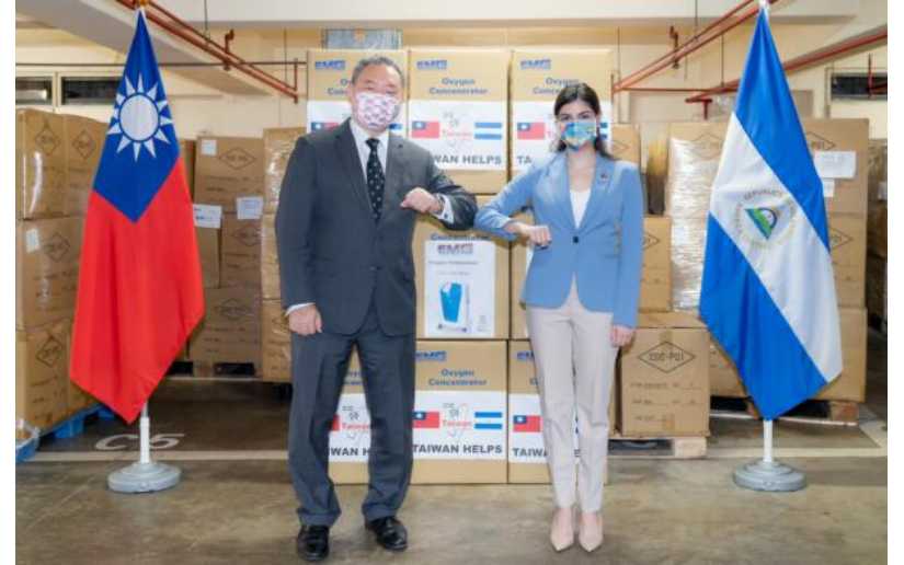 Taiwán dona 50 unidades de concentradores de oxígeno a Nicaragua