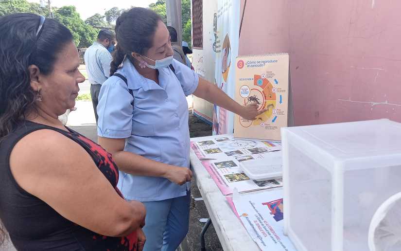 En el barrio Colinas de Memorial Sandino se intensifica lucha antiepidémica