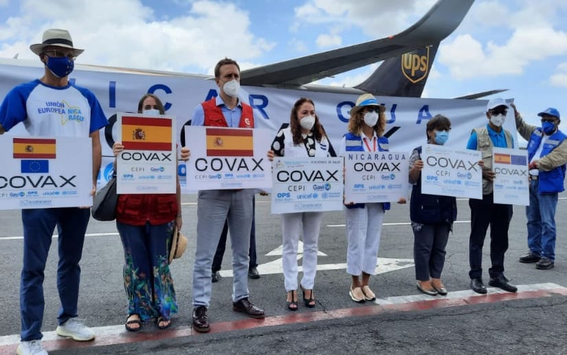 Nicaragua recibe y agradece nueva donación de vacunas contra Covid-19