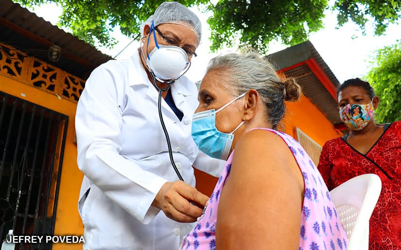 Exitosa feria de salud llega al barrio Cristo del Rosario en Managua