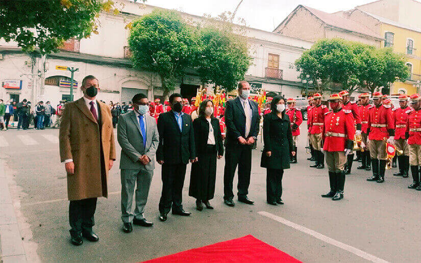 Embajadas centroamericanas en Bolivia en ceremonia por el bicentenario 