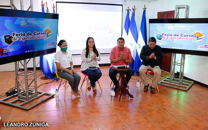 Gobierno Sandinista anuncia Primera Feria de Cursos de Especialización