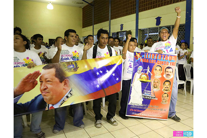 Nicaragua continúa activa en respaldo a la Revolución Bolivariana de Venezuela y liberación de Los Cinco