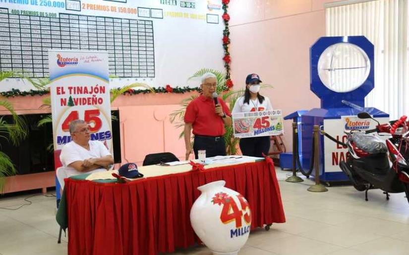 Tinajón Navideño de Lotería Nacional va por 45 millones de córdobas