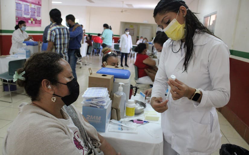 Vacunación contra el covid para el 22 de octubre en Nicaragua