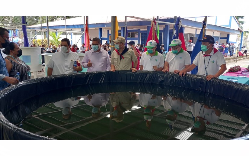 Inpesca inaugura laboratorio de peces en San Carlos , Río San Juan