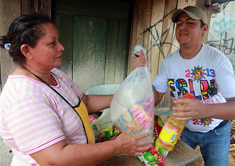 Promotoría Solidaria lleva Bienestar Social a familias de Managua con Entrega de Paquetes Alimentarios
