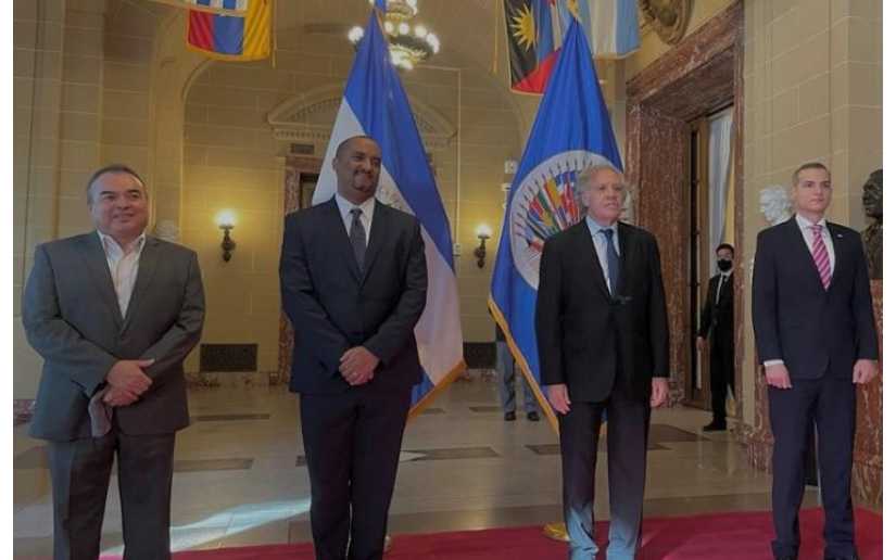 Nuevo Embajador de Nicaragua ante la OEA presenta Cartas Credenciales