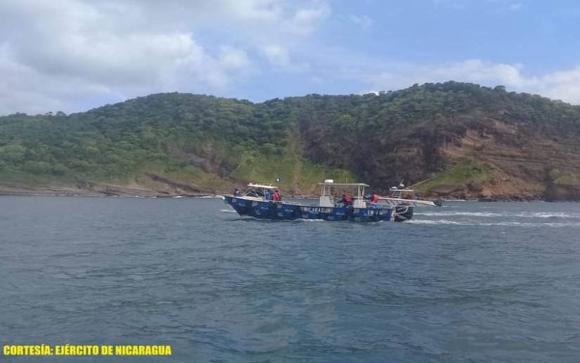Fuerza Naval realiza búsqueda, salvamento y rescate en Rivas