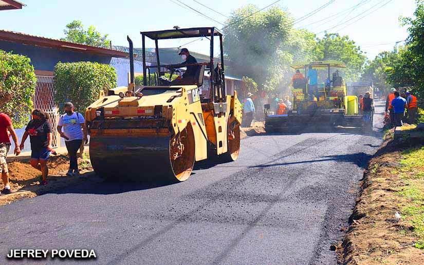 Programa Calles para el pueblo avanza en 88% para Managua