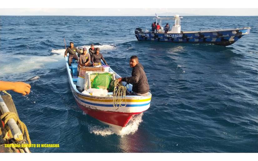 Fuerza Naval realiza búsqueda, salvamento y rescate de embarcación en Rivas 