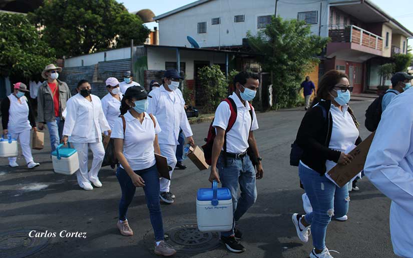 Nicaragua: Continúa vacunación casa a casa contra la Covid-19 