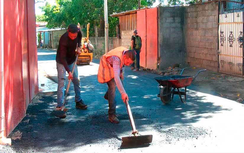 Finaliza proyecto de mejoramiento vial en barrio José Benito Escobar