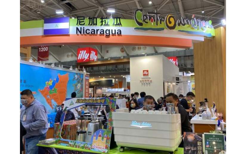 Café de Nicaragua destaca en Feria Internacional de Café, Té y Vino en Taiwán