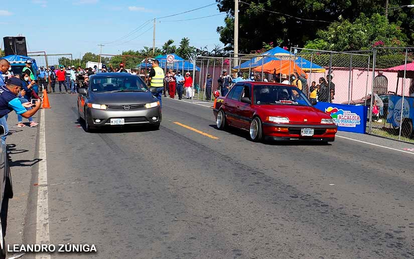 Cuarto de milla: Los autos más rápidos de Nicaragua corren en Managua