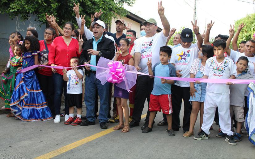 Alcaldía de Managua inaugura 4.5 calles nuevas en el Georgino Andrades