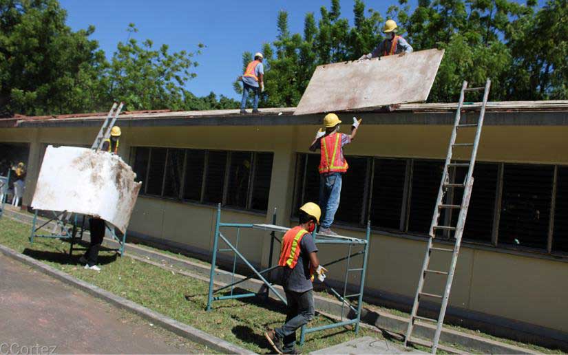 Inicia reemplazo del techo del Hospital Amistad Japón-Nicaragua