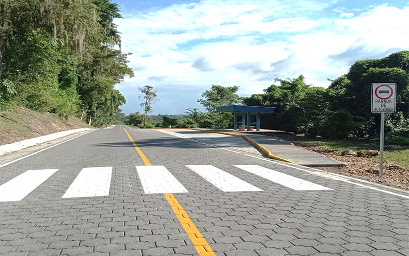 Lista nueva carretera en Rivas