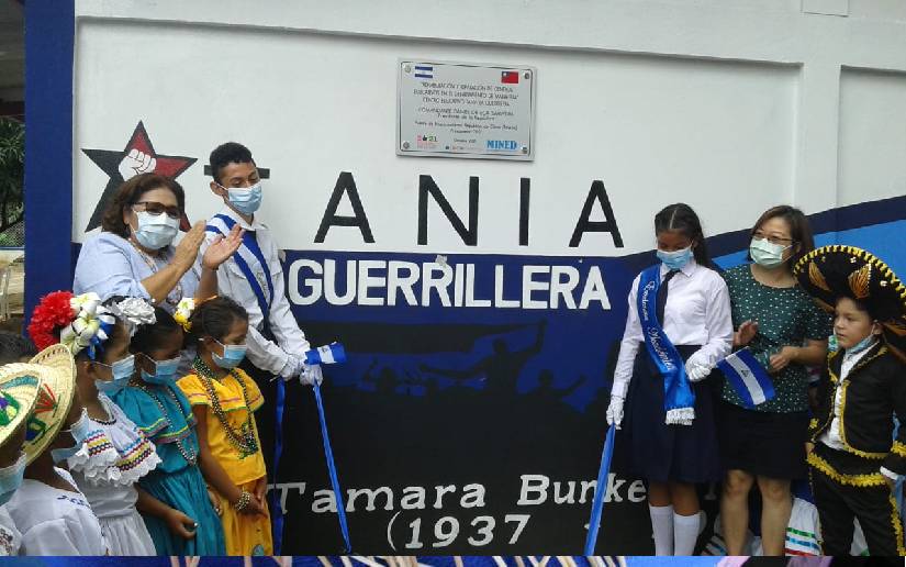 Mined inaugura mejoras en Escuela Tania la Guerrillera en Villa El Carmen