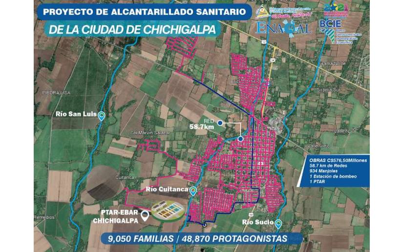 Enacal inició obras de saneamiento en Chichigalpa