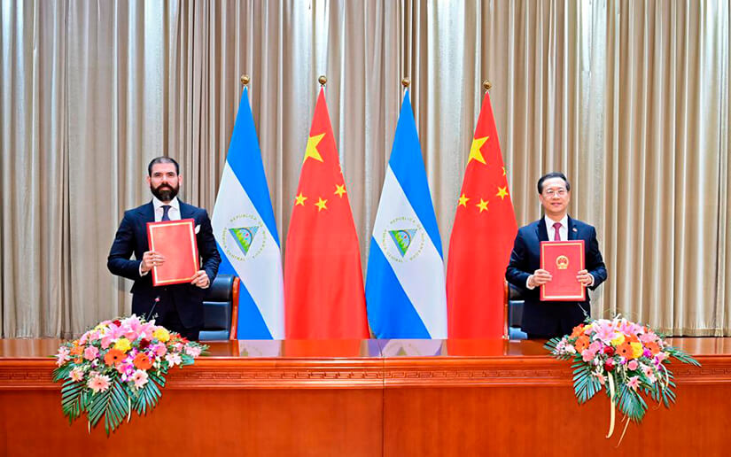 Nicaragua y la República Popular China restablecen relaciones diplomáticas
