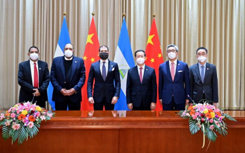 República Popular China y República de Nicaragua restablecen relaciones diplomáticas