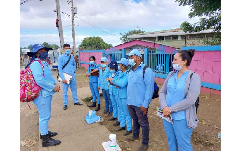 Familias del barrio Laureles Sur se suman a la lucha antiepidémica