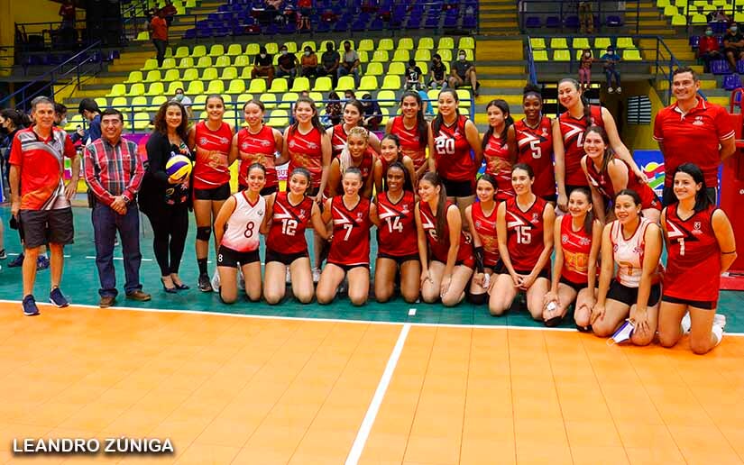 Inauguran Tope Internacional de Voleibol Femenino en Polideportivo España