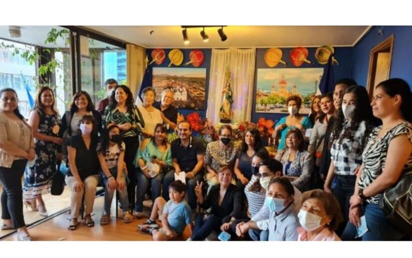 Embajada de Nicaragua en Chile celebró La Purísima