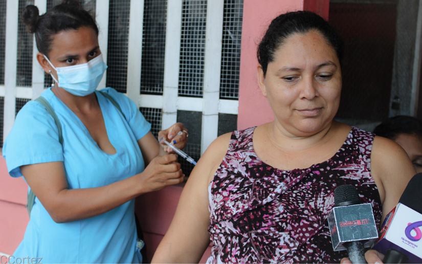Tipitapa avanza en la vacunación voluntaria contra la Covid-19