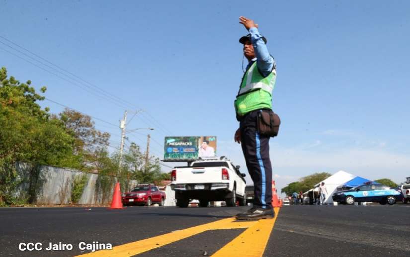 Se registran menos colisiones, fallecidos y lesionados en Nicaragua