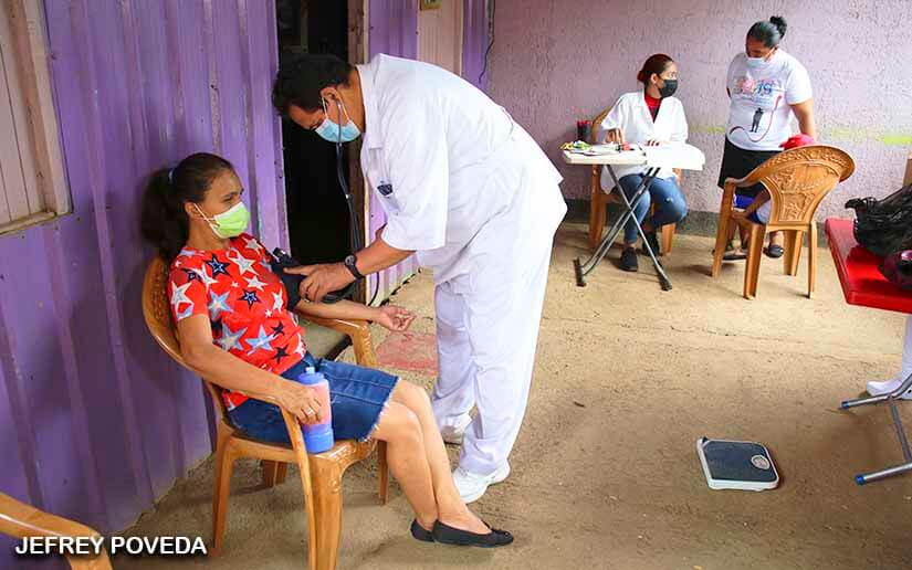 Exitosa jornada de salud en el barrio Sector 17 en Managua
