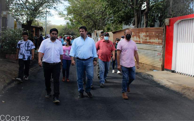 Alcaldía de Managua supervisa proyecto de calles en Villa Reconciliación Sur