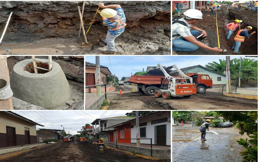 Enacal avanza en un 65% saneamiento en Altagracia, Ometepe