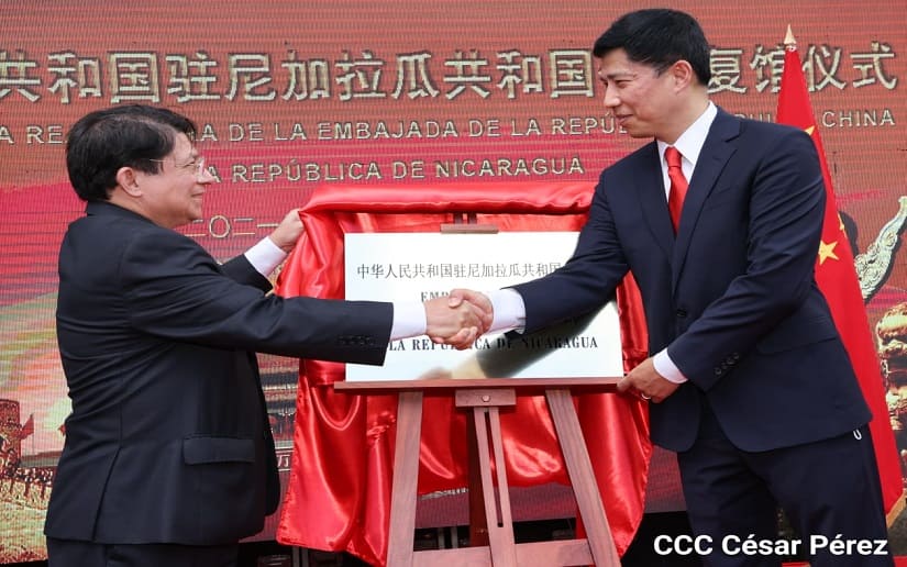 Realizan reapertura de la Embajada de la República Popular China en Nicaragua