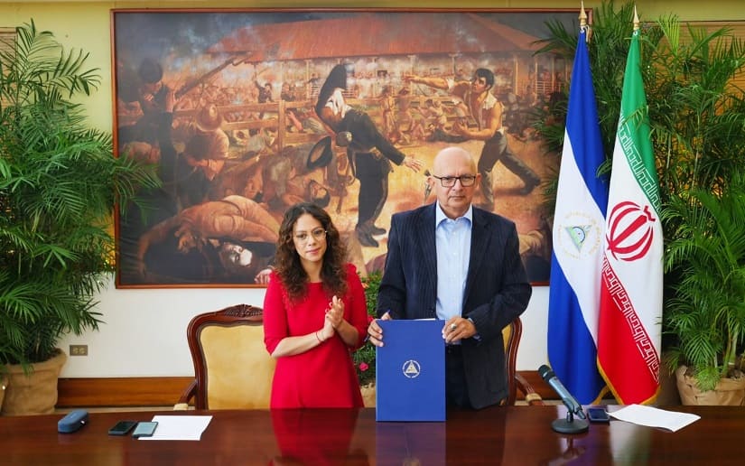 Nicaragua e Irán firman acuerdo cultural