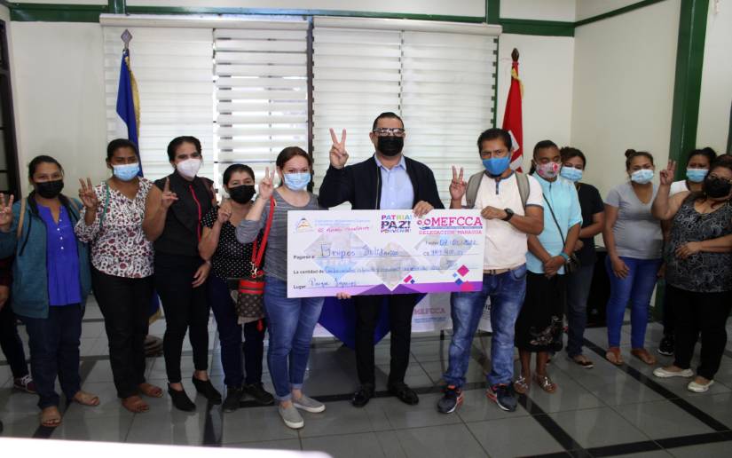 Mefcca entrega primer desembolso del año valorado en más de 400 mil córdobas 