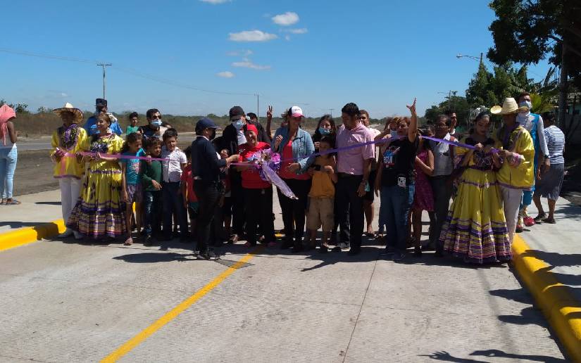¡Más progreso! Inauguran pista marginal en urbanización Ciudad Belén en Managua