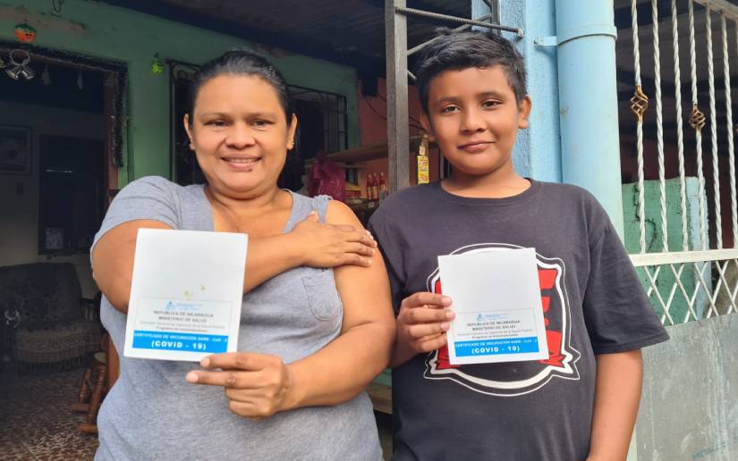 Jornada de vacunación contra la Covid 19 llega a más comunidades de Ticuantepe