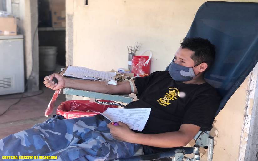 Fuerza Naval participa en jornada de donación voluntaria de sangre