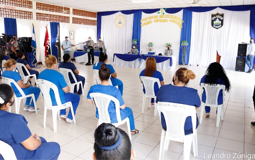 Inauguran año escolar en el Sistema Penitenciario de Nicaragua