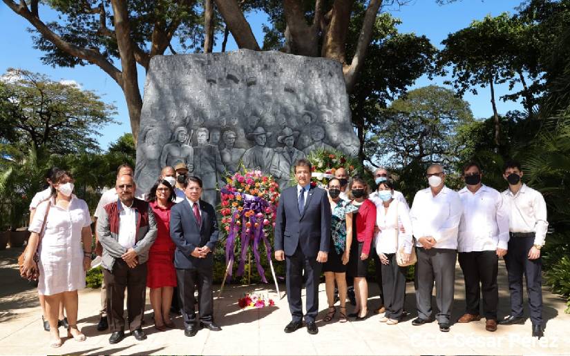 Nicaragua rinde homenaje a José Martí en el 169 aniversario de su natalicio