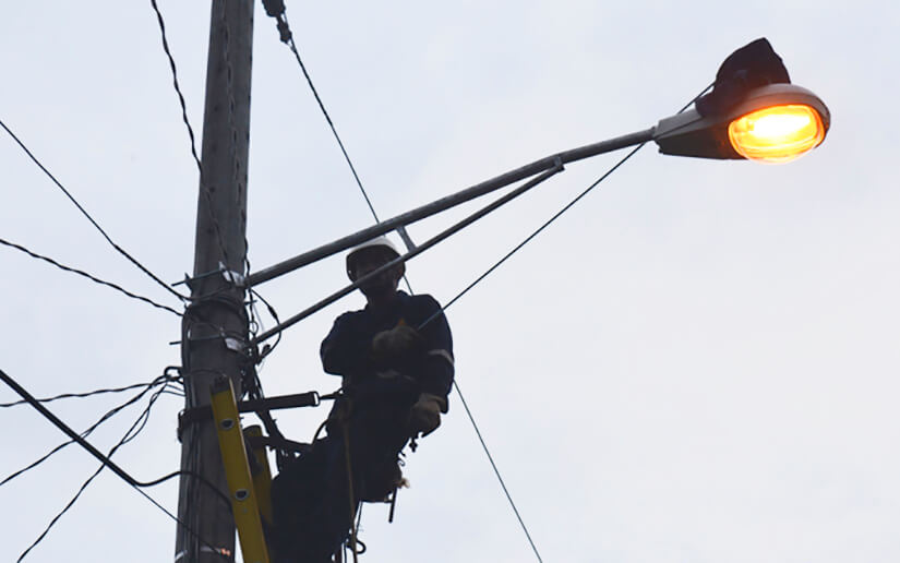 Así avanza la restauración del sistema de iluminación pública en Nicaragua